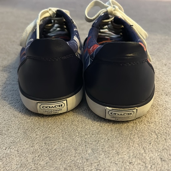 Coach navy sneakers. - Picture 3 of 3